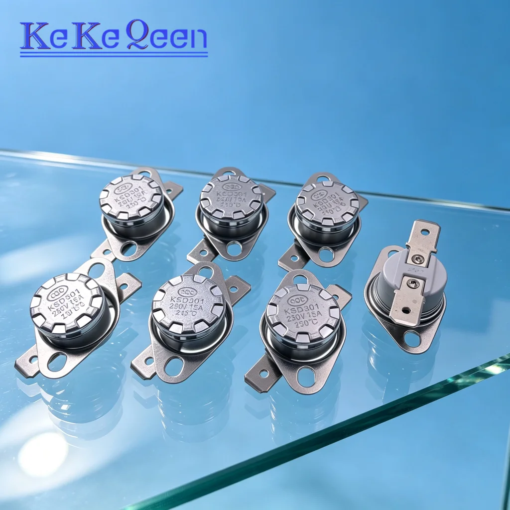 High-Temperature Normally Closed Thermal Control Switch 250V 15A