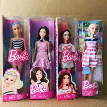 Genuine Barbie Dolls Brand Assortment Fashionista Girl Fashion Doll Princess Toys For Girls Bonecas Barbie Doll Birthday Gifts