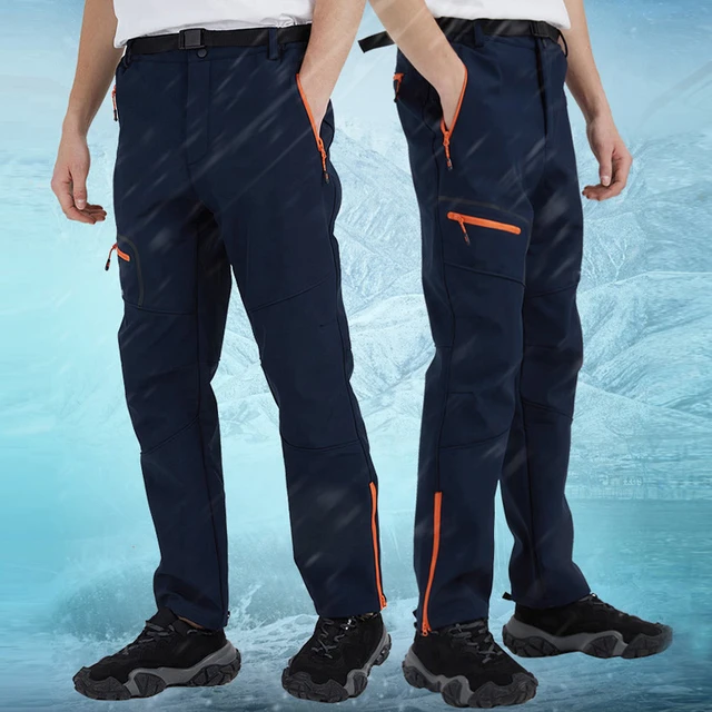 2023 Winter Fishing Pants, Men's Pants, Waterproof, Plush and Thickened  Hiking Pants, Work Pants, Camping and Warm Hiking Pants - AliExpress