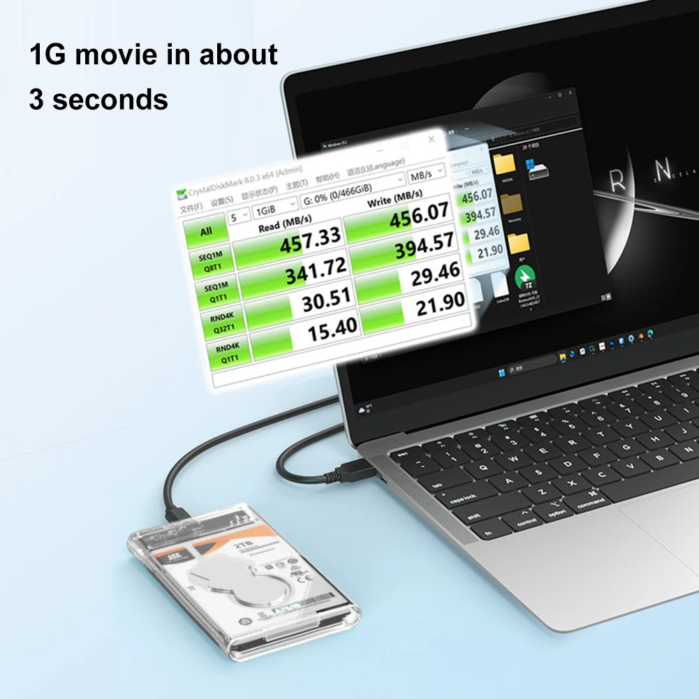 ޴ ָ Ʈ ̺ ڽ, USB 3.0 HDD SSD Ŭ, Ʈ º   ϵ ̺ ̽, 2.5 ġ