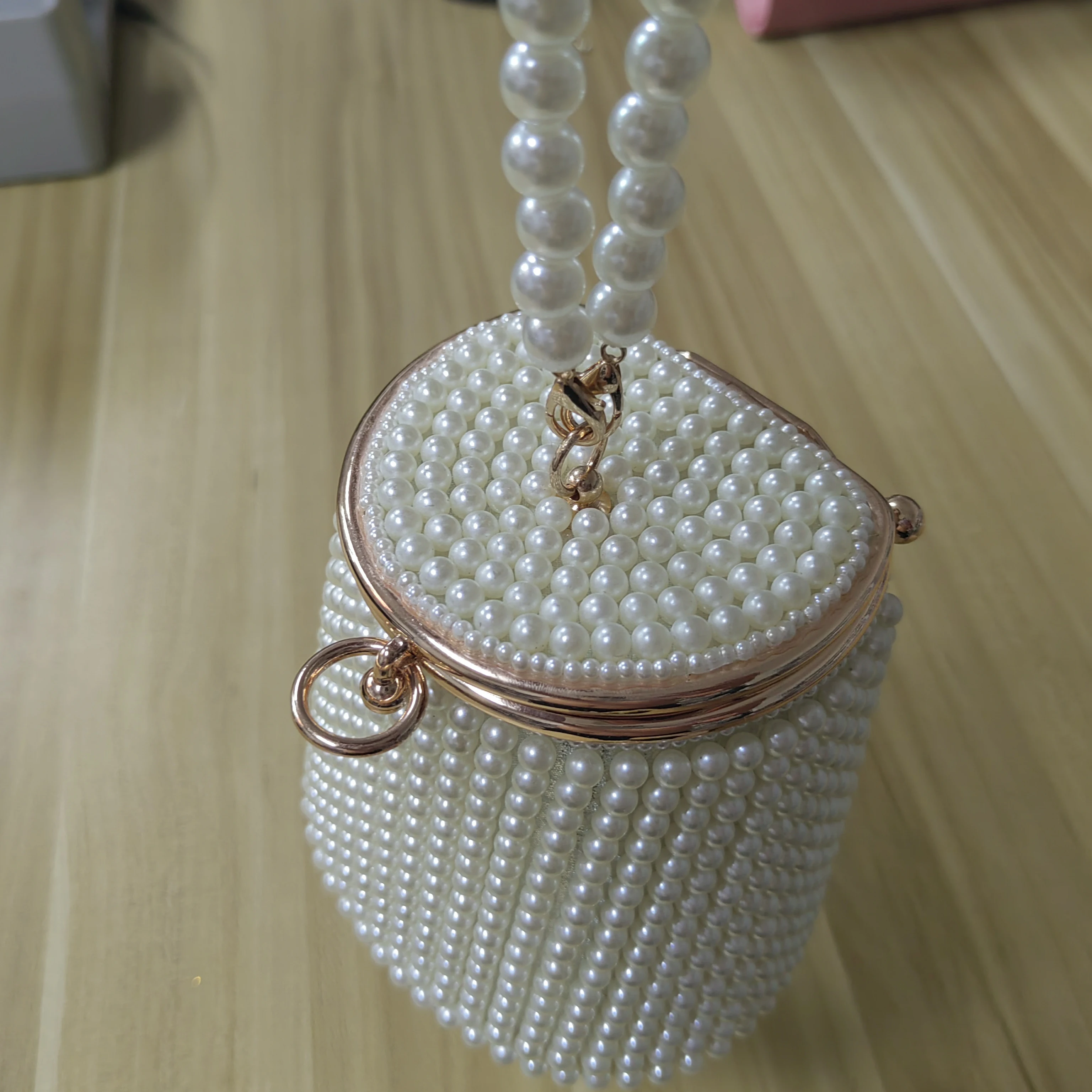 neora Women's Designer Round Potli Purse, Ladies Purse,Pouch with Pearl  Handle Tassel Potli Pink - Price in India | Flipkart.com