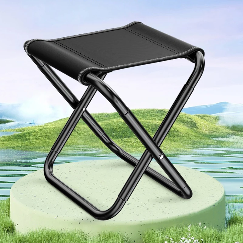 Outdoor folding stool Portable fishing chair ultralight pony stool Camping chair Folding MIni camping bench