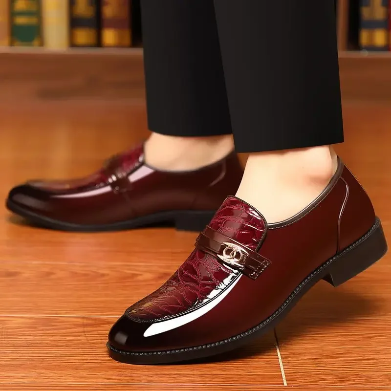 Patent Leather Shoes Formal Shoes Trend 2019 Spring Autumn Social Shoe For  Men Pointed Toe Dress