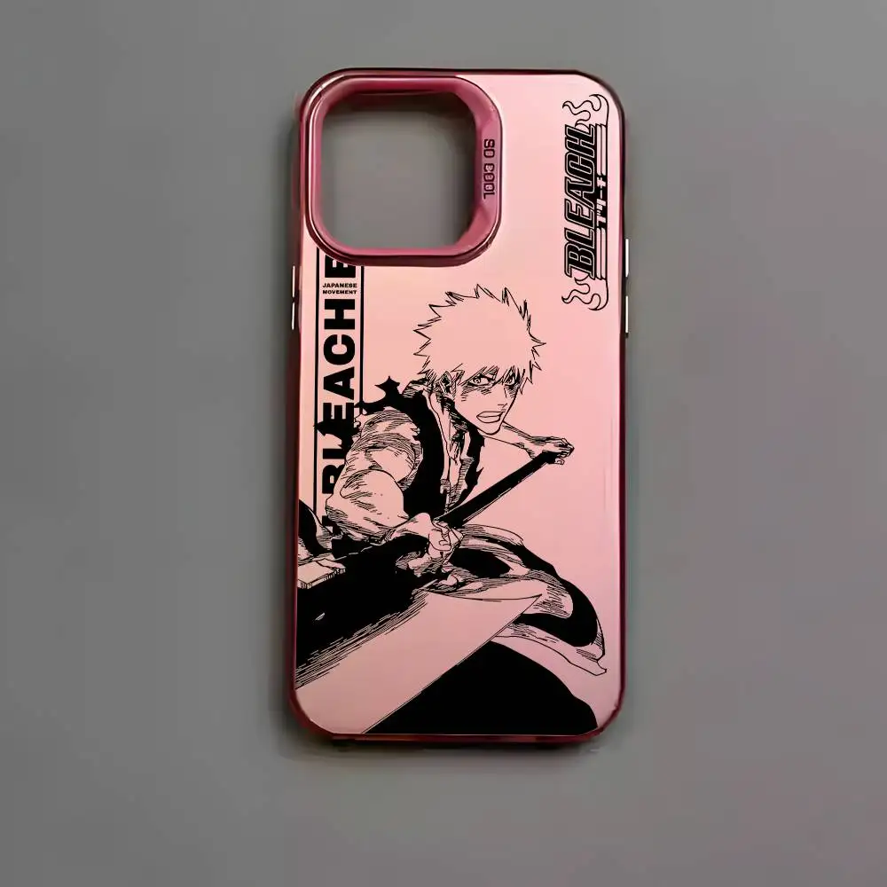 B-Bleachs K-Kurosaki Ichigo Handyhülle für iPhone 17 16 15 14 13 12 11 Pro Max Air Mehrfarbig Matt Metallic Aurora Funda – Detail 12