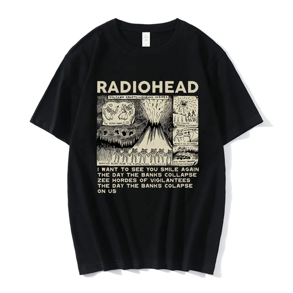 90’s Radiohead TシャツサイズＬアイルランド製　ビンテージUSED 90's Radiohead TシャツサイズLアイルランド製 ビンテージUSED