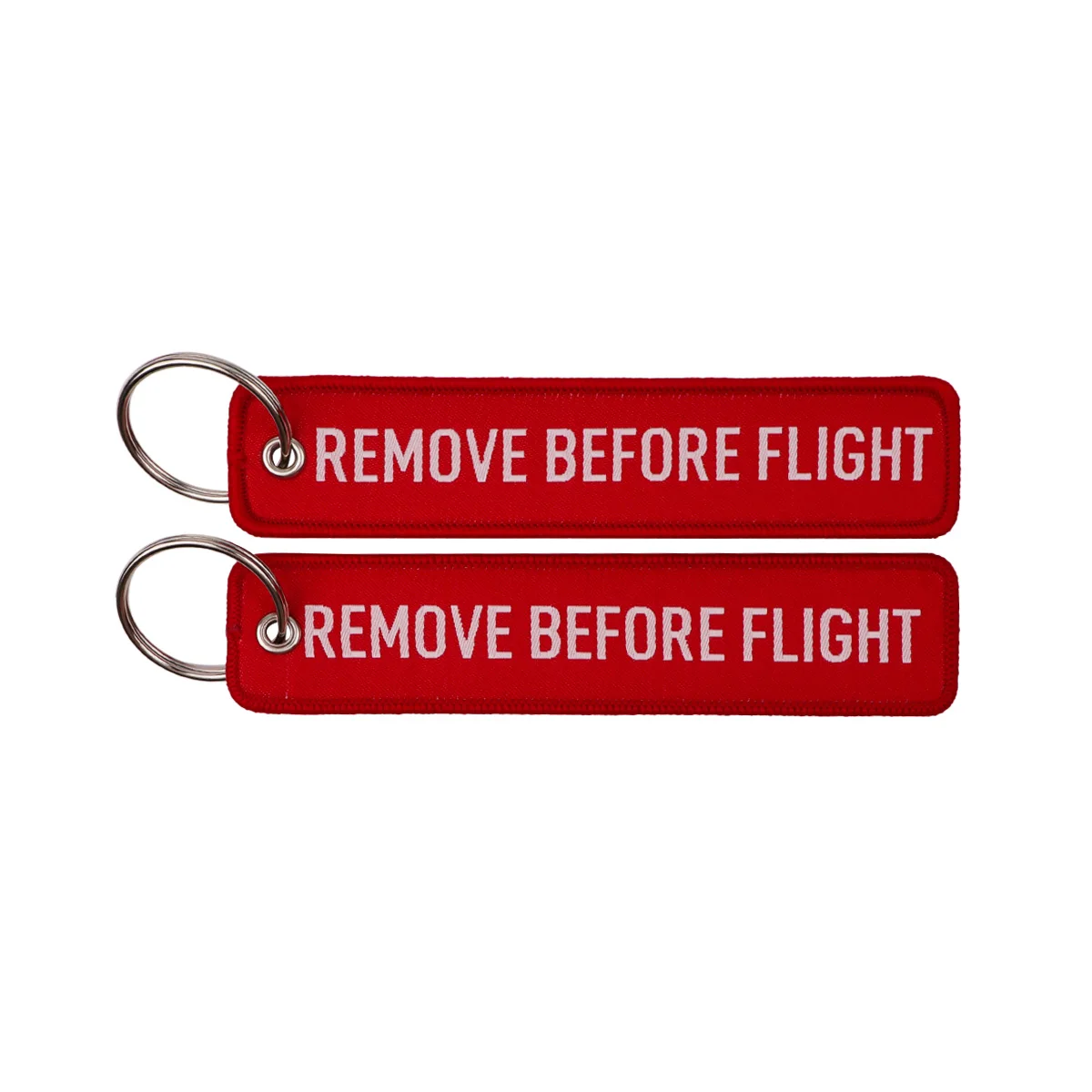Humorous Embroidered Keychain - Key Ring Holder Accessory and Gift