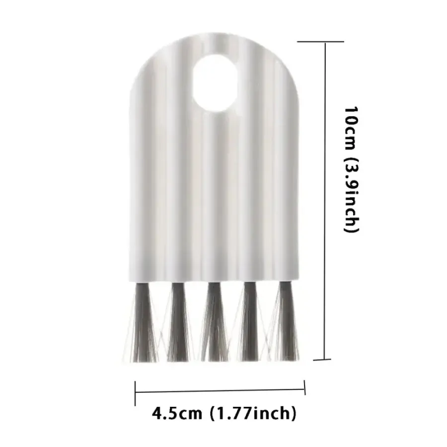 Multifunctional Keyboard Cleaning Brush Crevice Thermos Cup Lid Keyboard Bottle Mouth Brush Curved Handle Cleaning Brush 5