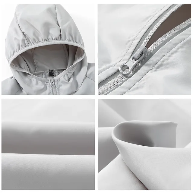 Camping Rain Jacket Waterproof Sun Protection Clothing Fishing Hunting Men Women Clothes Quick Dry Skin Windbreaker With Pocket 4