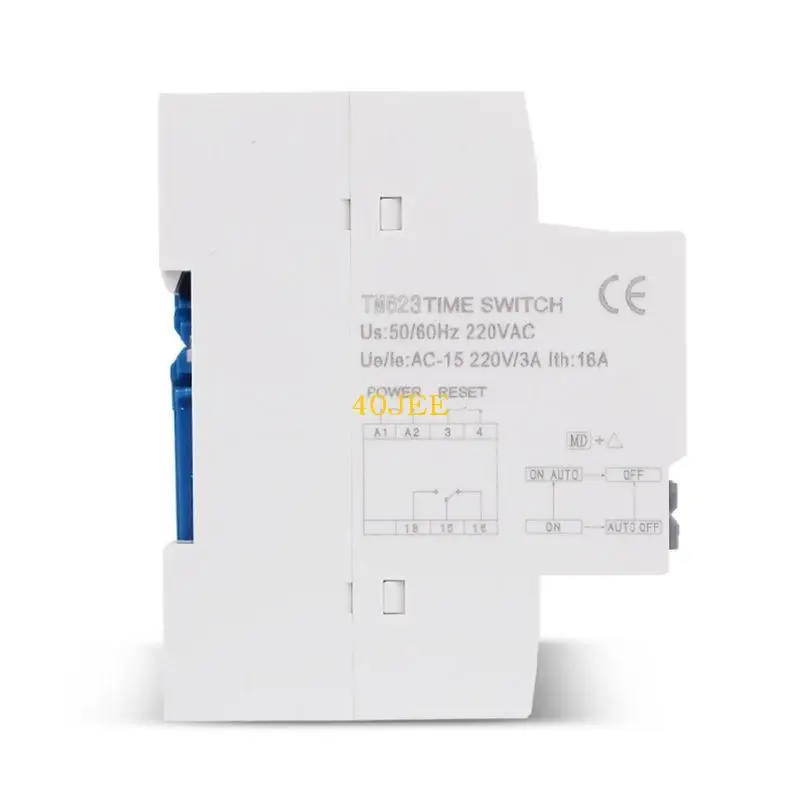 조명 팬 및 모터 단극용 40JE TM623 220V 디지털 타이머 스위치