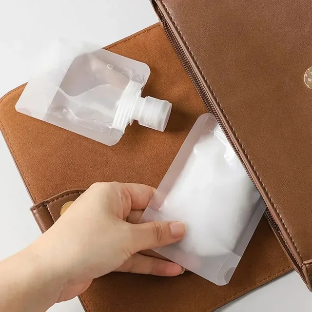 Travel Refillable Toiletry Squeeze Bags 5