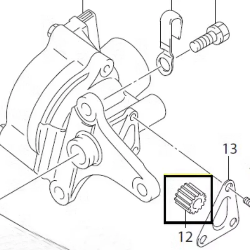 2974176J00 / for Suzuki Jimny Transfer case motor gear Transfer case motor gear