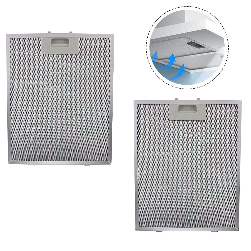 Cooker Hood Filter 1/ 2PCS Range Hood Filter Replacement Ventilation Aluminium Aspirator 26*32CM Cooker Hood Grease Filter Kitchen Extractor