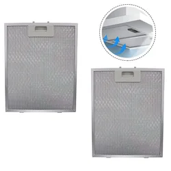 1/ 2PCS Range Hood Filter Replacement Ventilation Aluminium Aspirator 26*32CM Cooker Hood Grease Filter Kitchen Extractor
