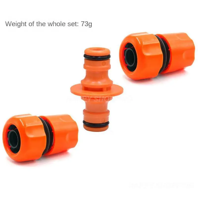 

MUCIAKIEClick Double Quick Male Adaptors Garden Irrigation Hose Coupling End Fittings Watering Accessories Connectors