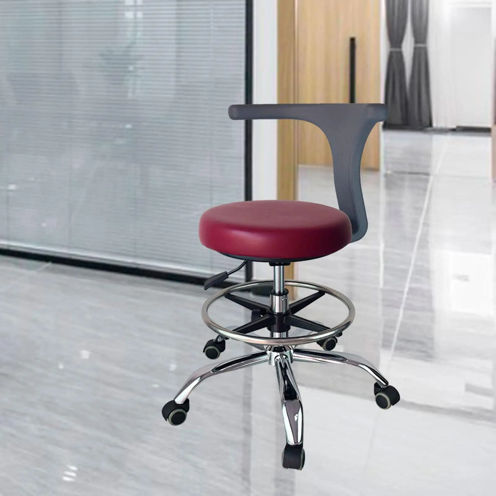 Replacement Pub Bar Stool Round Foot Rest Stainless Steel Accessory for Counter Stools Durable Professional Convenient Assemble