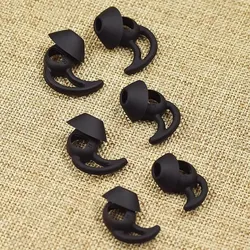 Premium Silicone Ear Tips Replacement - Pack of 6 (Olive)