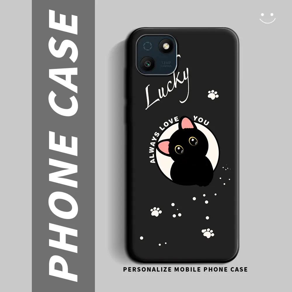 Cartoon Cute Flower Shockproof Silicone Soft Phone Case with Back Cover Shell