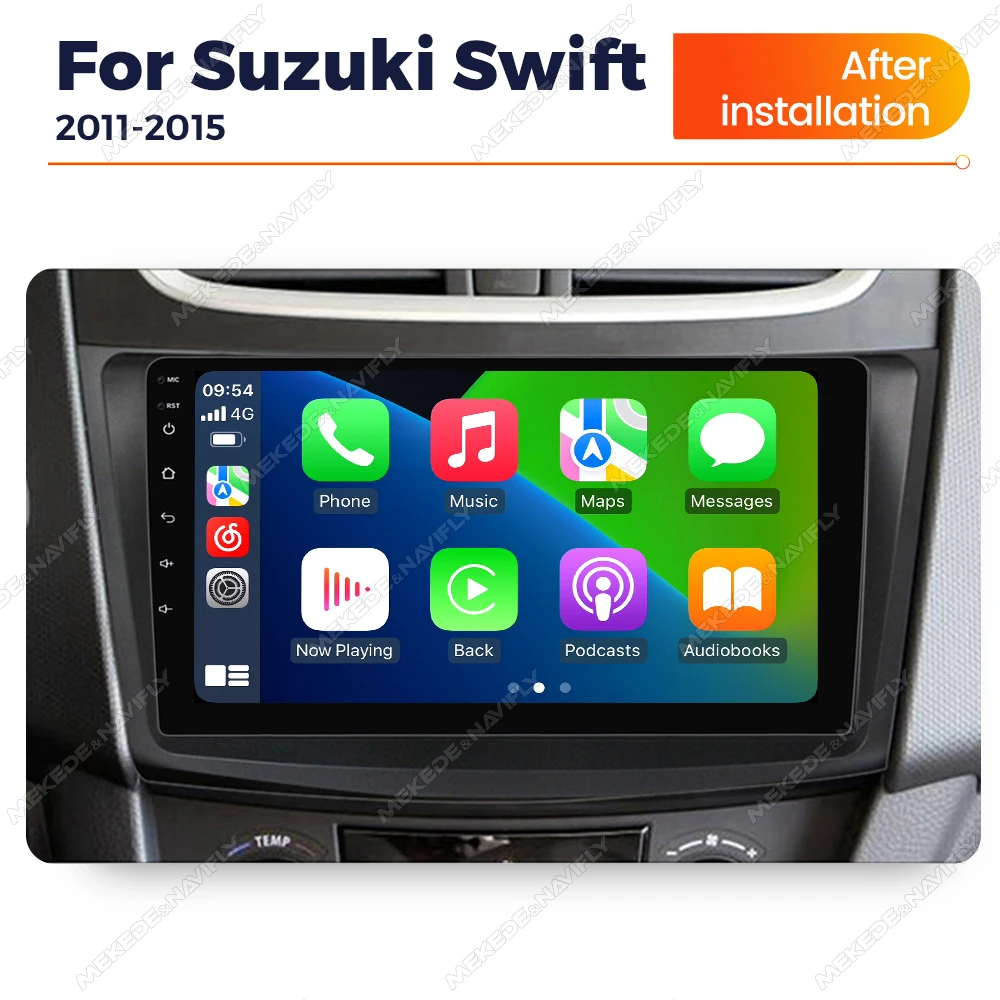 Wireless Carplay Android Auto Car radio For Suzuki Swift 4 2011 2012 2013 2014 2015 Multimedia Player BT GPS Navigation Stereo