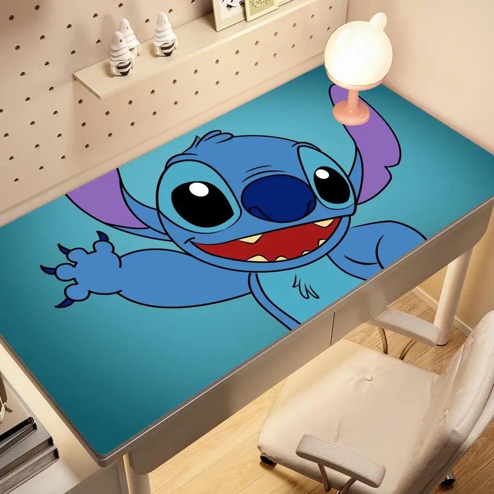 Large Kawaii Stitch Anime Mouse Pad - Non-Slip Gaming Desk Mat