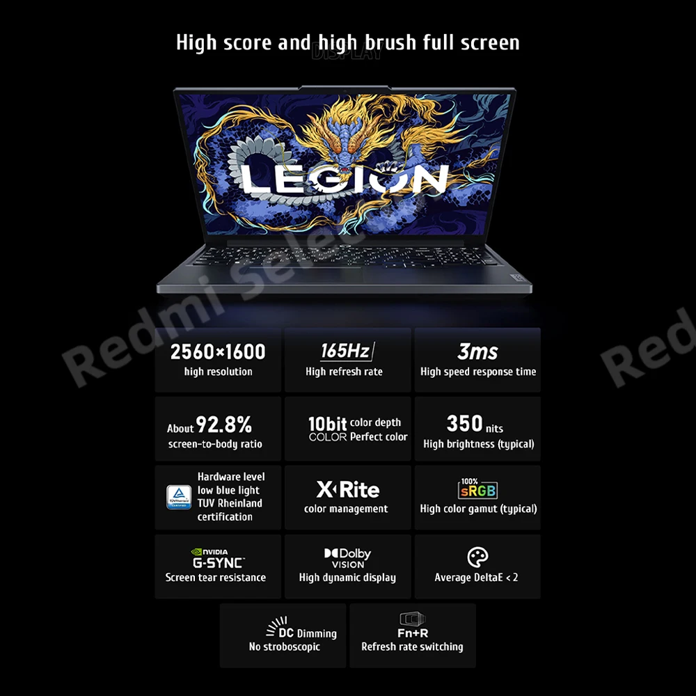 Lenovo LEGION Y7000P 2024 Gaming Laptop 14th Core i7-14650HX/ i7-14700HX Graphics RTX 4050/4060 16-inch 165Hz Screen Notebook PC 5