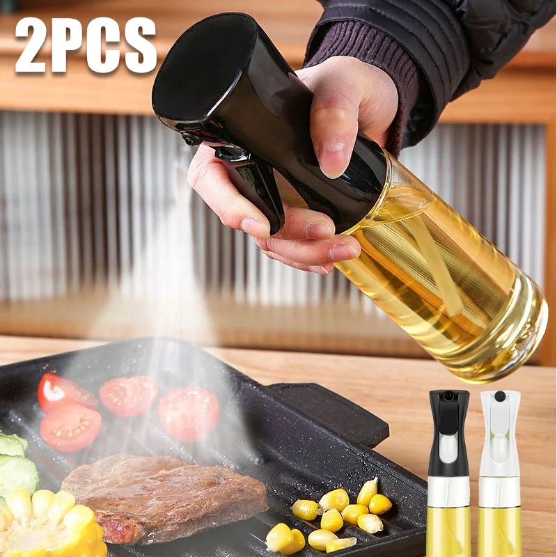 Bottiglia Spray per olio da cucina spruzzatore per acido d'oliva vetro in  acciaio inossidabile per cucinare accessori per nebulizzatore per Dispenser  di olio da forno per barbecue