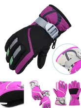 

Winter Warm Snowboarding Ski Gloves Men Women Kids Snow Mittens Waterproof Skiing Breathable Air Faux Leather Plam Guantes
