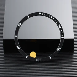 Elegant Metal Bezel Ring Protective Cover - Watch 9 8 40mm (Black)