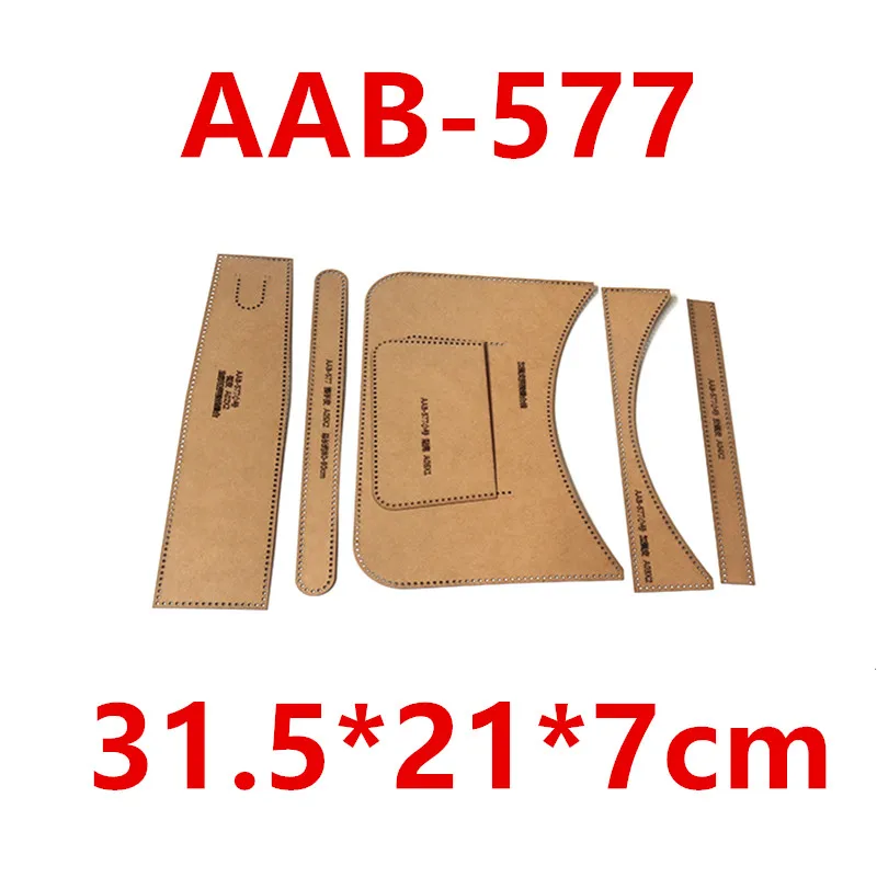 Handmade Craft Women Underarm Bag Sewing Pattern Kraft Paper Leather Stencil Sewing Template 1Set leather craft template sewing template