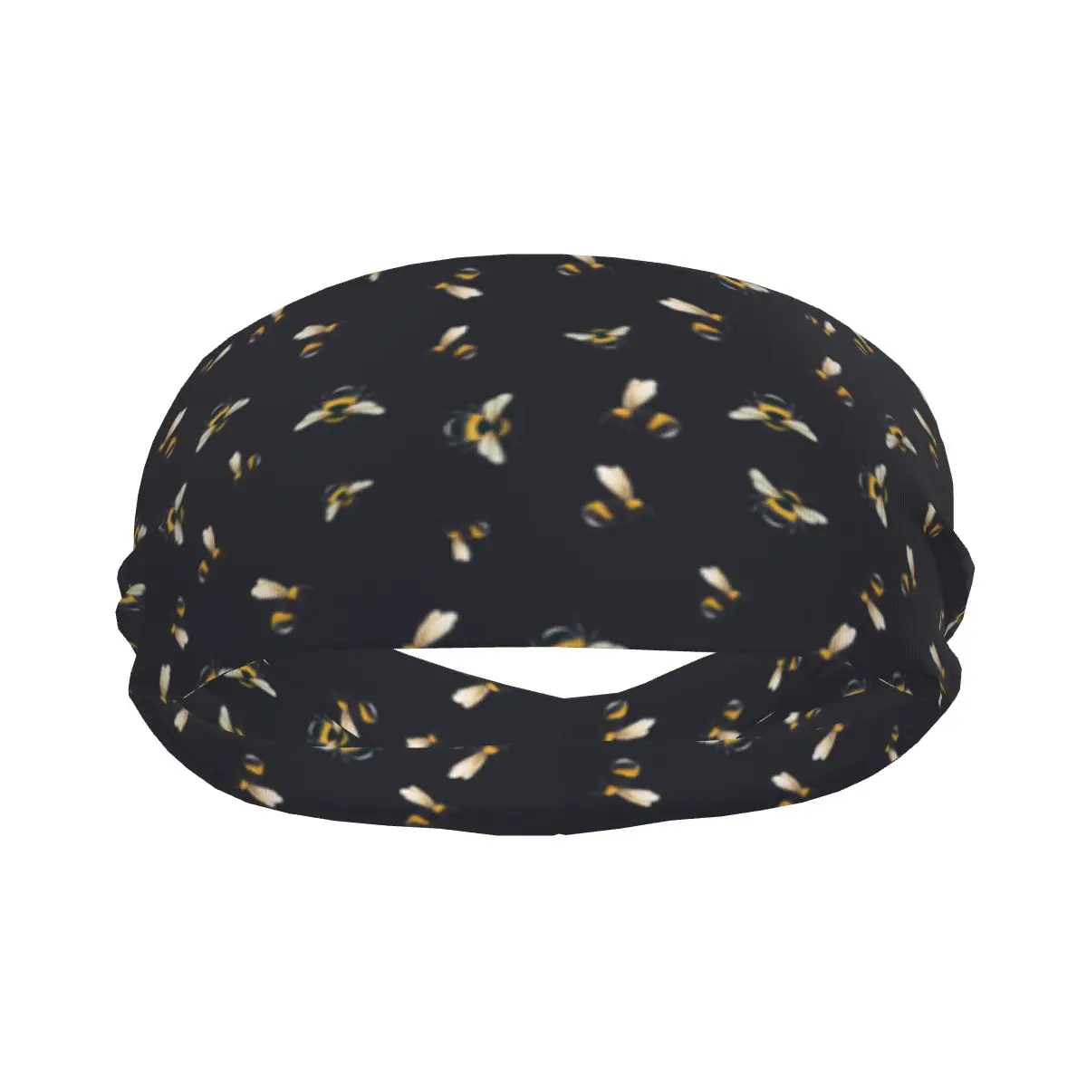 Fascia Sportiva Fascia Per Capelli Portatile Bellissimo Acquerello Bumblebee Bee Hair Wrap Brace Ciclismo Corsa Esercizio Fascia Antisudore