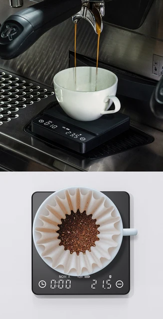 Mini Balance Intelligente Pour Café Expresso, Petit Format, Pour La  Cuisine, Minuterie Usb 2kg/0.1g, Mesure En G,oz,ml, Livraison Gratuite -  Cuisine Échelles - AliExpress