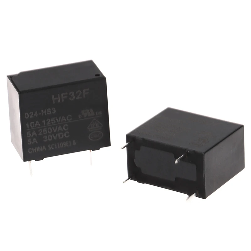 Relay HF32F JZC 32F 005 009 012 024 HS3 4PIN 5A 10A JZC 32F G 024 HS10A