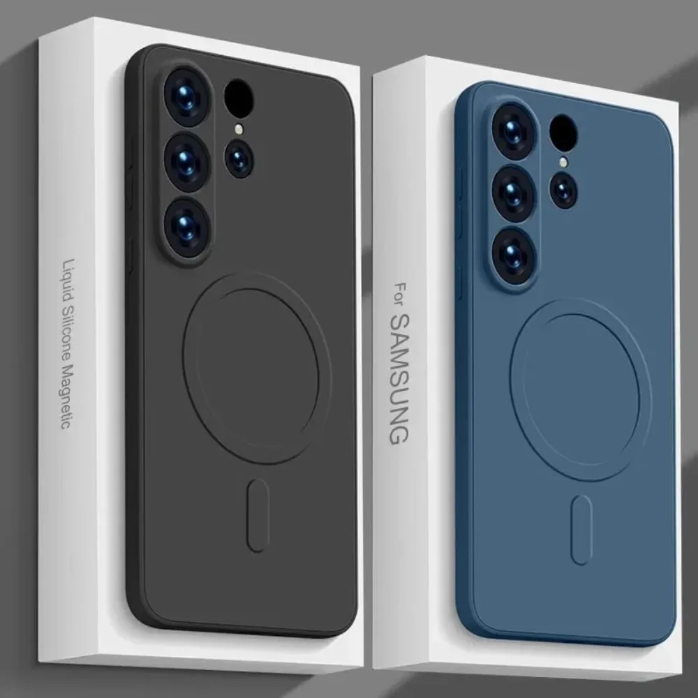 Magnetic Liquid Silicone Wireless Charging Case