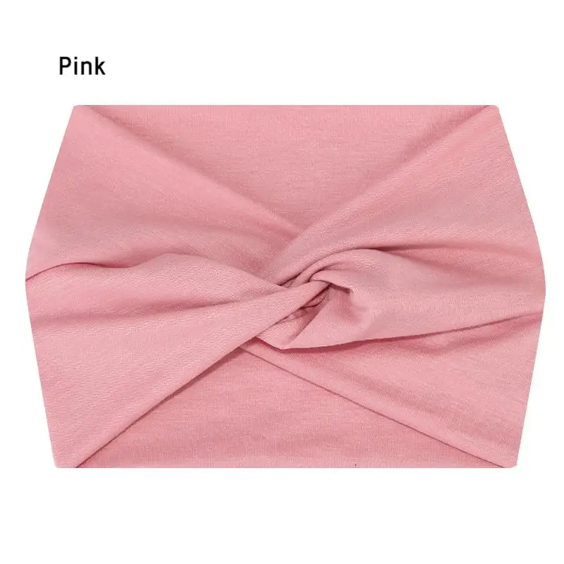 Breites elastisches Stirnband, Haarband, Pilates, Yoga, Fitness, Laufen, Radfahren, Schweißband, Turban, Make-up-Haarreif, Make-up-Kopftuch für Damen – Detail 16