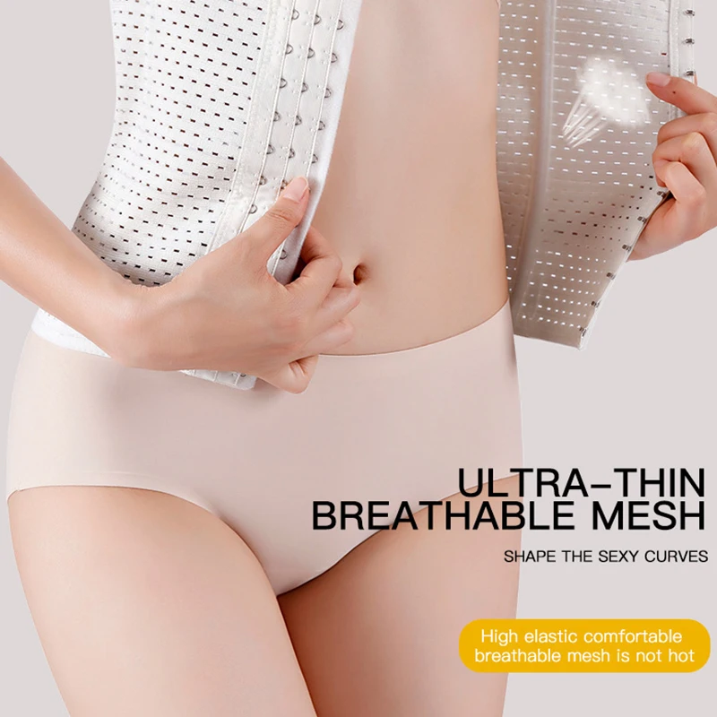 Pregnant woman's postpartum abdominal belt shaping garment Hollow breathable tight-fitting slimming sports belt