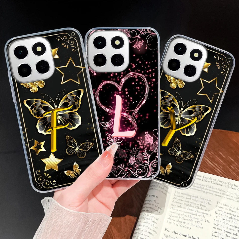 Pink Love Heart Soft TPU Silicone Transparent Phone Case Cover