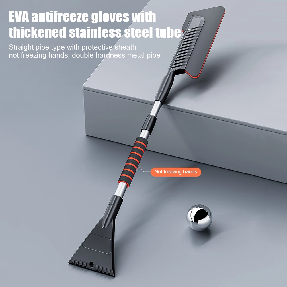 Car Windshield Wiper Snow Removal Brush Removable Snow Shovel Extended EVA Cleaning Tool Broom Cleaning Accessories