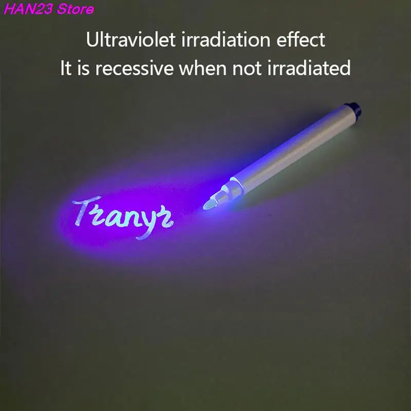 Monochrome UV Invisible Highlighter Creative Ultraviolet Magic Ink Pen Kids Party Favors Ideas Gifts Novelty Toy 1 Pc