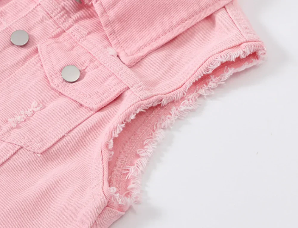 Sleeveless Vest Denim Vest for Women Jacket Spring Streetwear Women Clothing Autumn Coats Fashion Clothes Casual Vintage Elegant Sleeveless fashionable vests,sleeveless vests,sleeveless vest