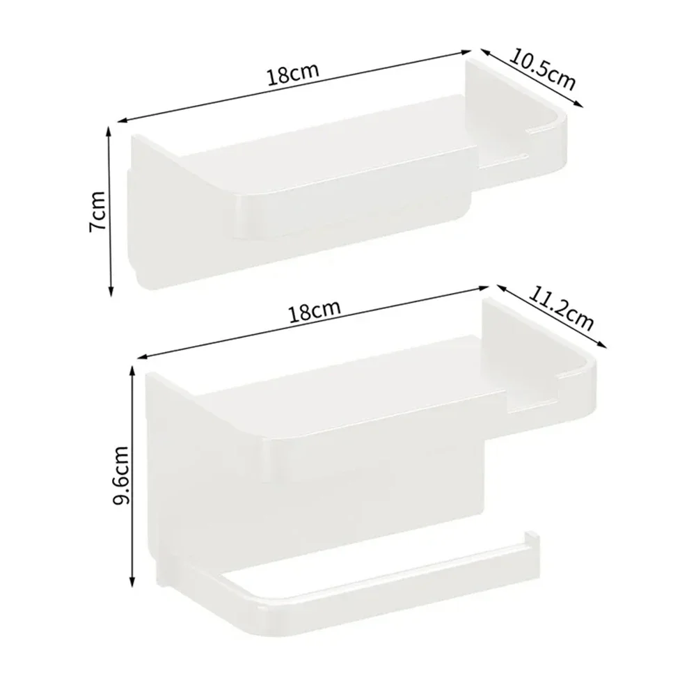 Kitchen Toilet Paper Holders Wall-Mounted Tissue Rack Bathroom Accessories