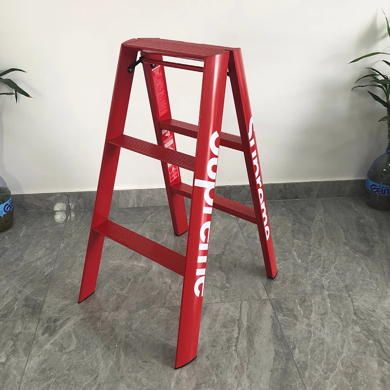 Modern Step Ladder 2 or 3 Step Aluminium Folding Ladder Portable Slim Stool Safety Household Stepladder with Milti-fuction folding step stool,telescoping ladder