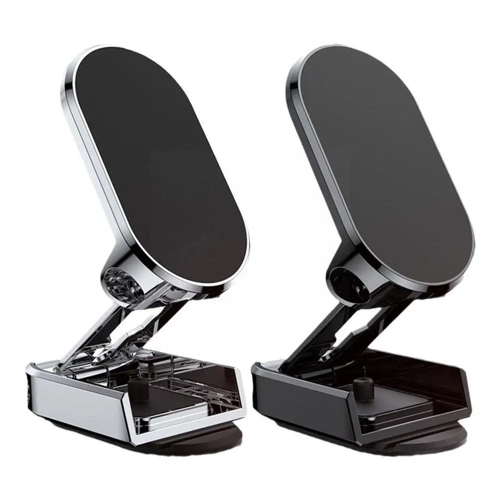 360 Supporto Per Telefono Magnetico Girevole Per Auto Supporto Per Smartphone Supporto Per Telefono Pieghevole Gps In Auto Per Samsung Iphone Q1J1