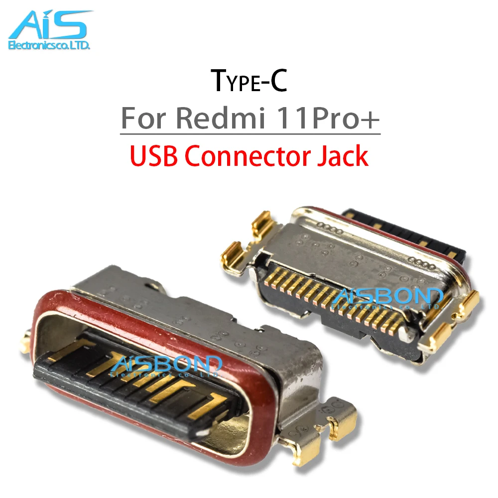 10Pcs/Lot USB Charging Port Jack socket charger Connector dock For Redmi Note11 Pro + 11 Plus Note11ProPlus K50 K50Pro