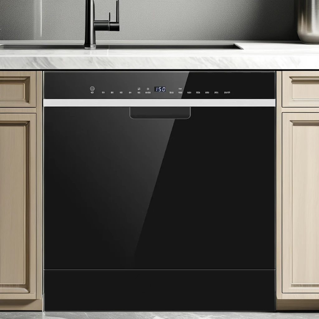 110~220V Built-In Kitchen Dishwasher Stainless Steel Countertop Automatic Drawer Smart Home Use Dishwasher For Hotels 3