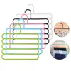 Saving Bedroom Wardrobe Trousers Scarf Storage Household Multilayer Trousers Hanger Pants Hangers Clothes Hanger Storage Rack 5