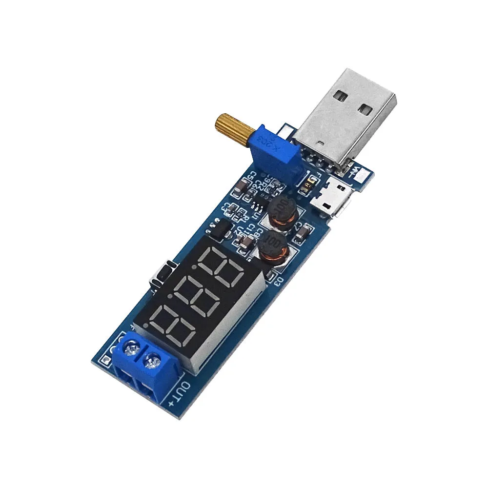 Step Up Converter DC-DC 5V to 3.5V / 12V USB Adjustable Boost Buck Out DC 1.2V-24V