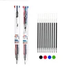 Creative 4 In 1 MultiColor Pen 0.5mm Black Blue Red Green Gel Ink Refills Student Marking Pen Writing Tools Korean Stationery 1