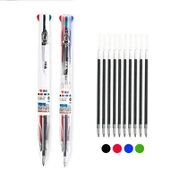 Creative 4 In 1 MultiColor Pen 0.5mm Black Blue Red Green Gel Ink Refills Student Marking Pen Writing Tools Korean Stationery 1