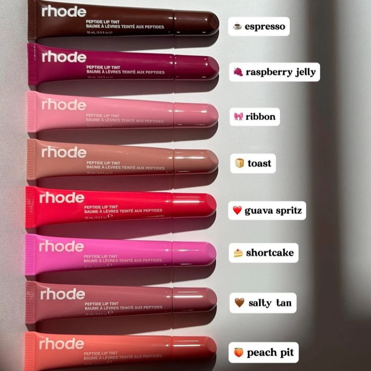Rhode Lip Glosses Lip Makeup Lip Glaze Lip Oil Lip Plumper Plump Moisturizing Lip Glaze Essence Gel Oil Long Lasting Nourishing Lipstick Care Products For Women Girls