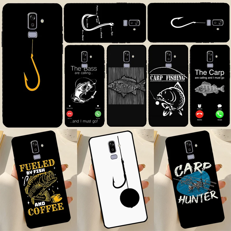 Case J6 Fishing | Fishing Rod Hook Fundas | J5 Case Fish - Fundas Samsung - Aliexpress