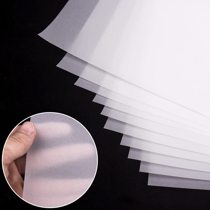 A4/A3 Copy Transfer Printing Drawing Paper Leather Translucent Tracing ...